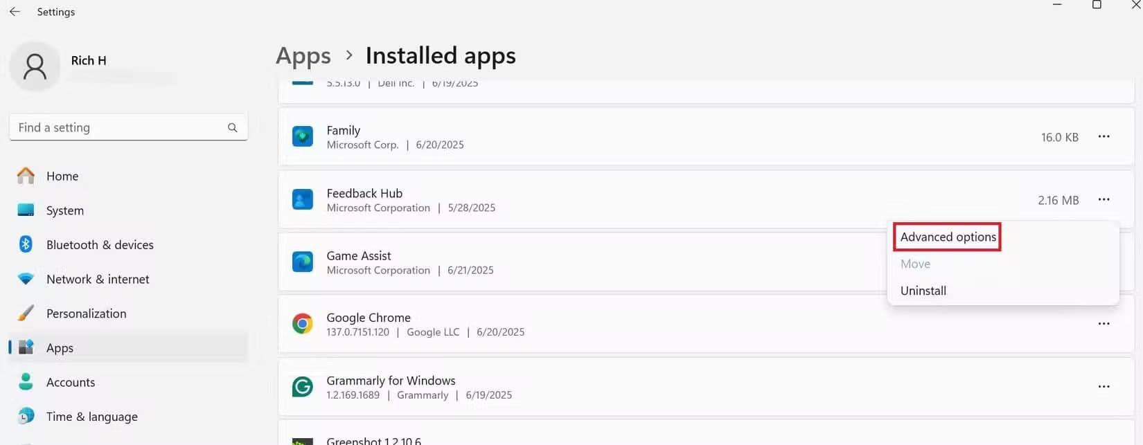 context-menu-8 إعدادات يجب تعديلها في Windows 11 لتحمي خصوصيتك