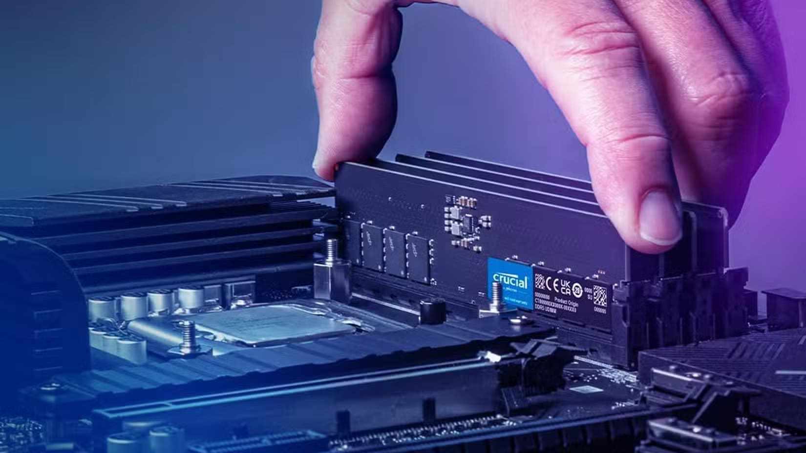 crucial-ddr5-16gb-ram-kit قطع كمبيوتر رخيصة تمنح جهازك سرعة أداء مفاجئة دون الحاجة إلى تغييره