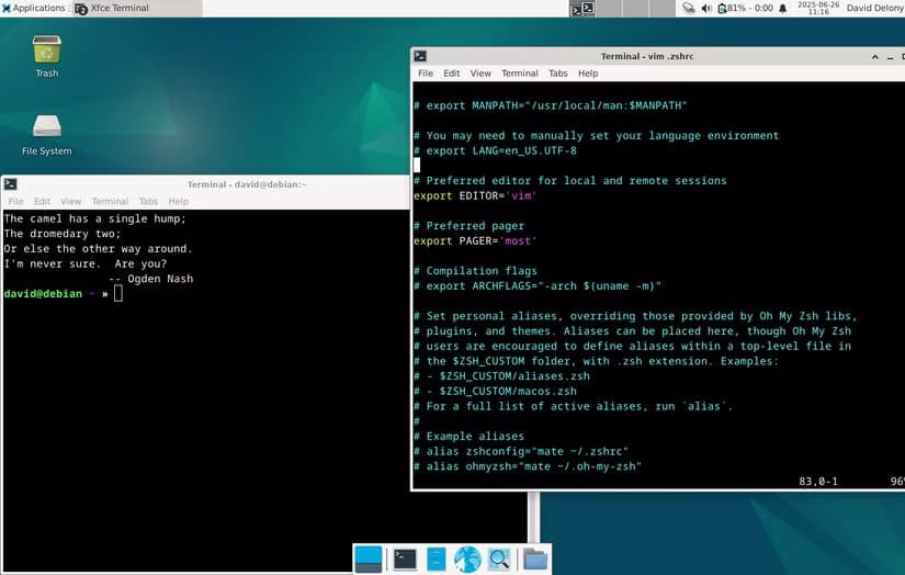 editing-zshrc-with-backup-terminal تعلم استخدام Terminal في Linux بدون أخطاء مدمرة