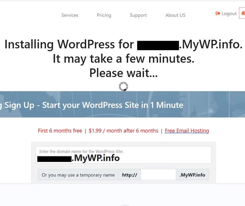 free-domain-wordpress-installing متى يكون اسم النطاق المجاني خيارًا منطقيًا لموقعك