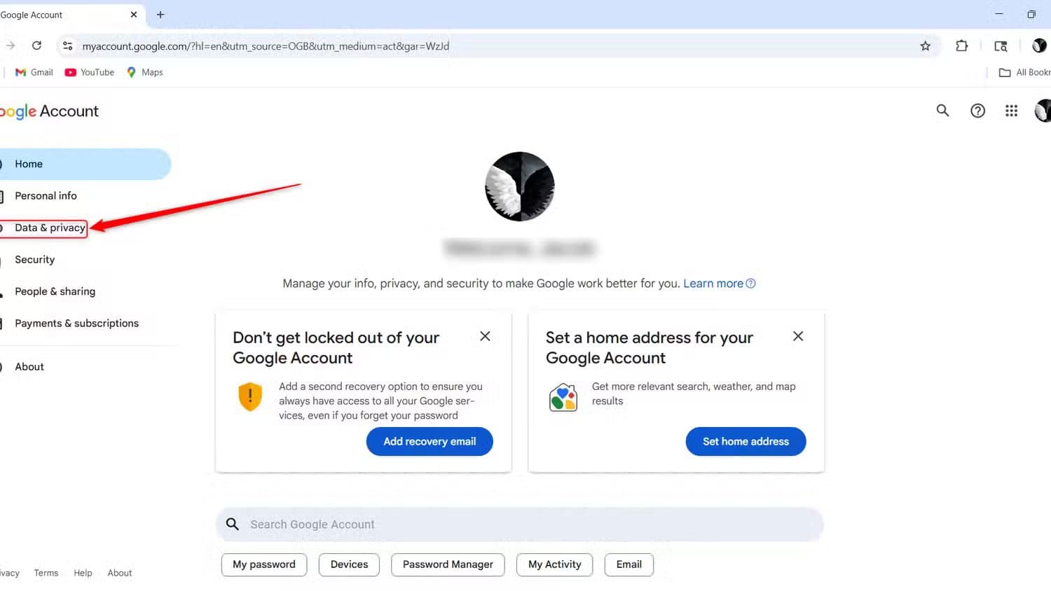 google-account-data-privacy طرق تمنع جوجل من تتبع نشاطك على الإنترنت دون التضحية بالراحة