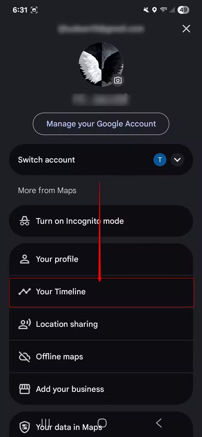 google-maps-select-timeline طرق تمنع جوجل من تتبع نشاطك على الإنترنت دون التضحية بالراحة