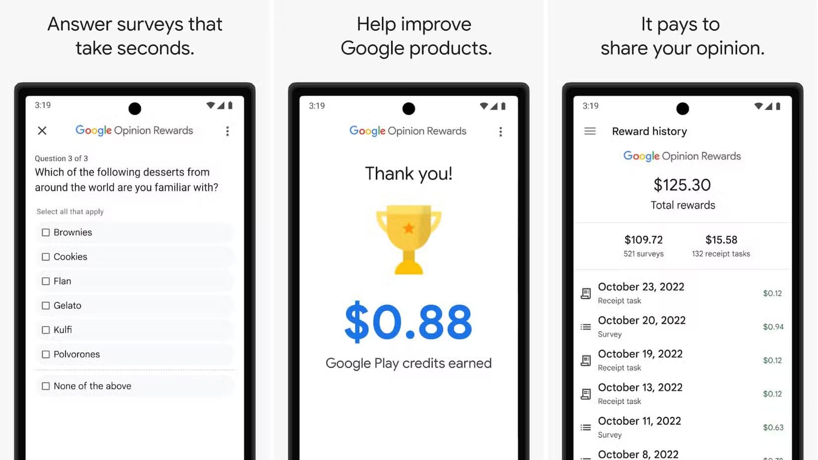 google-opinions-rewards-showing-a-person-using-the-app-and-getting-money تطبيقات Android أثبتت فعاليتها في كسب المال بدون رأس مال