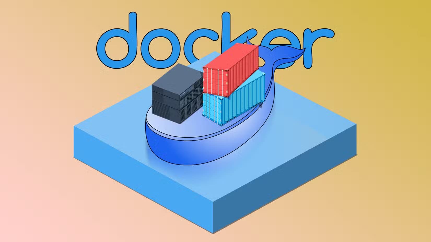 illustration-of-the-docker-logo-featuring-a-stylized-whale-carrying-containers-and-a-nas-server هل Unraid الخيار الأفضل لتشغيل وحدة تخزين Homelab مقارنة بالأنظمة الأخرى