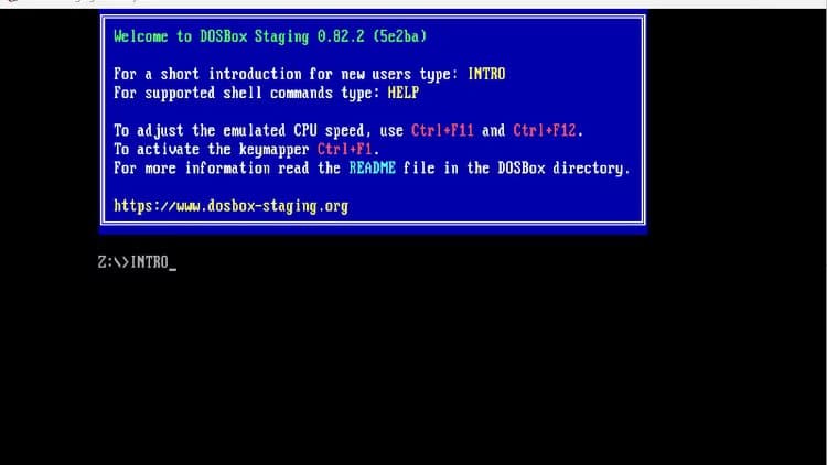 intro-to-dosbox طريقة فعالة لتشغيل ألعاب DOS القديمة على Windows 11 بدون مشاكل توافق