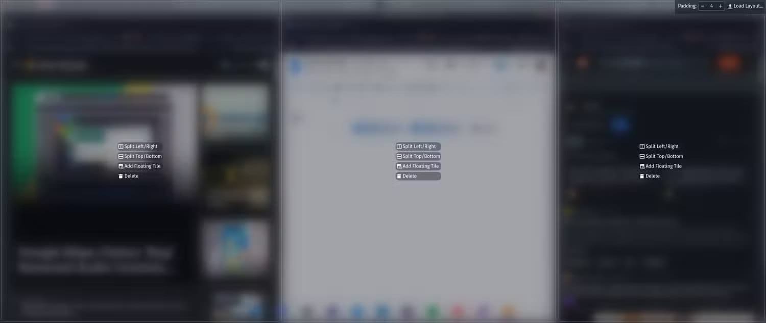 kde-plasma-window-tiling-overlay ميزات في KDE Plasma تعزز إنتاجيتك وتمنحك تحكمًا أوسع في Linux