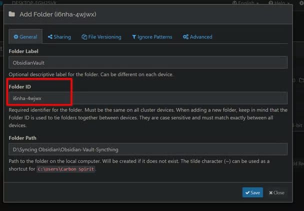 ksnip_20250619-184550 خطوات فعالة لمزامنة Obsidian Notes بين الأجهزة دون تكلفة