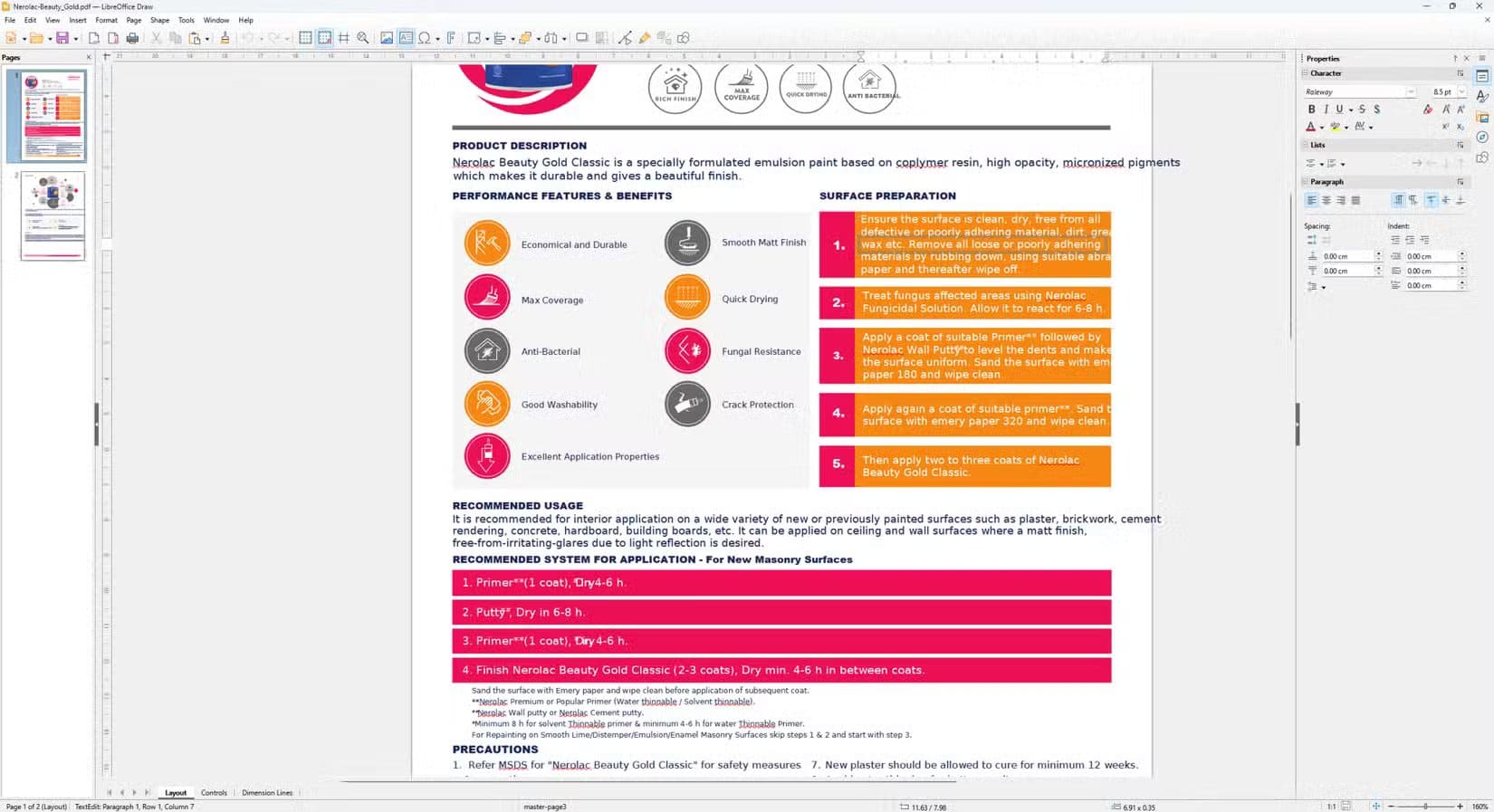 liberoffice-draw-editing-a-pdf أفضل تطبيقات مفتوحة المصدر لتحرير ملفات PDF مجانًا بدون علامات مائية