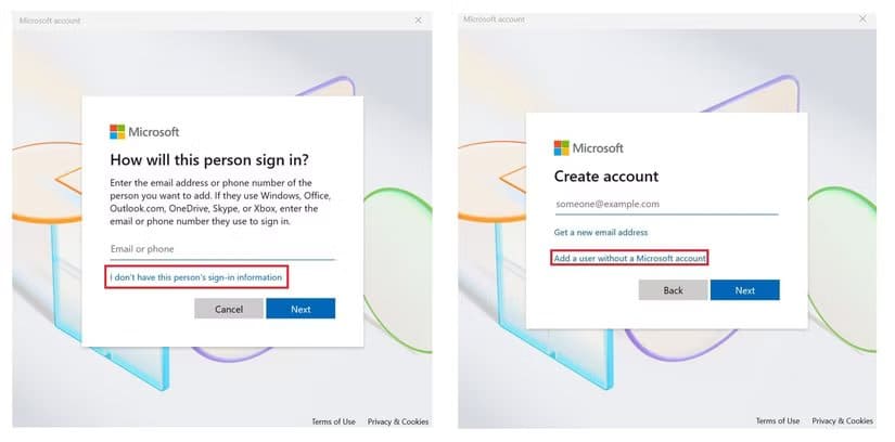 local-account-3-2 إعدادات يجب تعديلها في Windows 11 لتحمي خصوصيتك