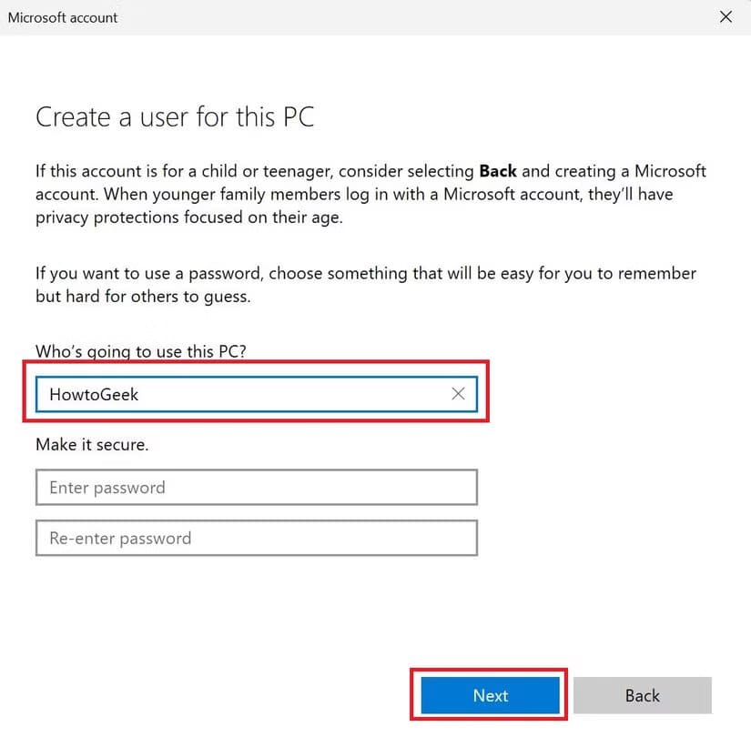 local-user-5 إعدادات يجب تعديلها في Windows 11 لتحمي خصوصيتك