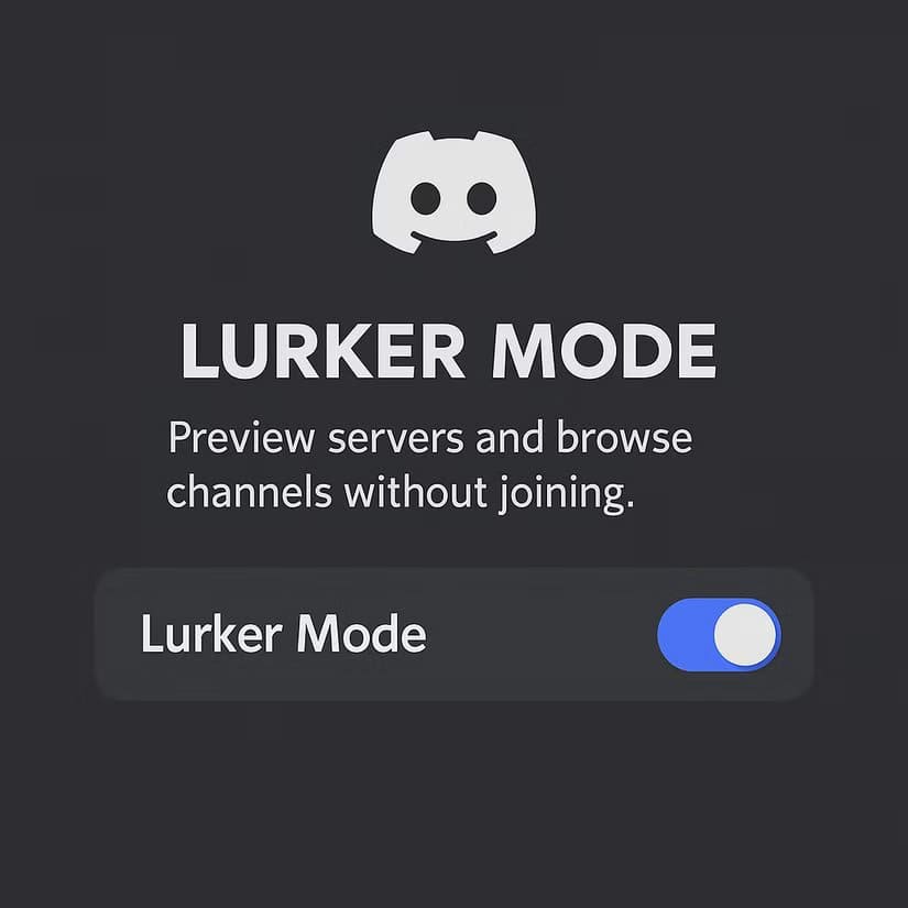 lurker-mode-for-discord أدوات أساسية يفتقدها مستخدمو Discord رغم تكرار المطالبات بإضافتها