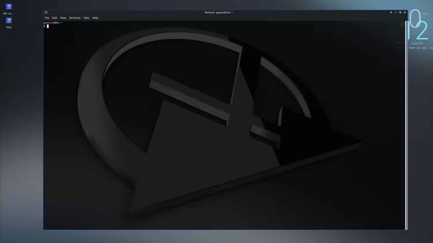 mx-linux-terminal أسهل توزيعات Linux مناسبة للمبتدئين