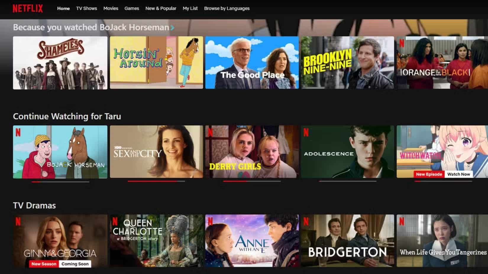 netflix-homepage-setup-continue-watching كيف غيرت تجربتي رأيي بشأن الاعتماد على خدمات بث الفيديو