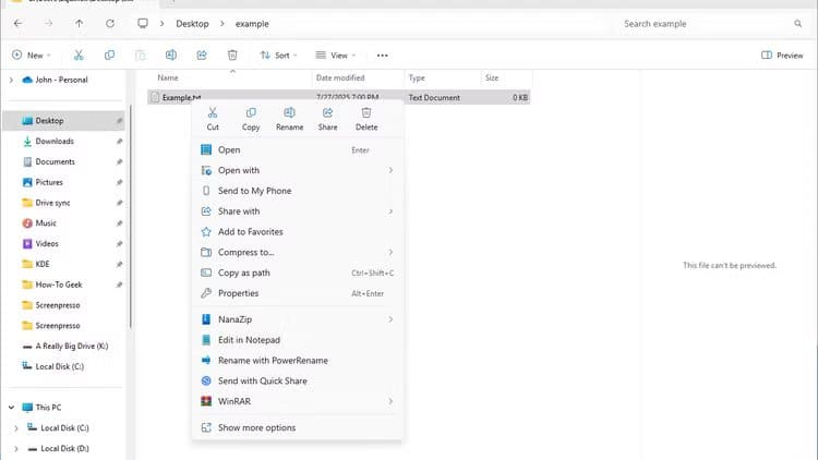 new-right-click أشياء يجب أن تعرفها قبل الترقية إلى Windows 11 لتفادي المشاكل الشائعة