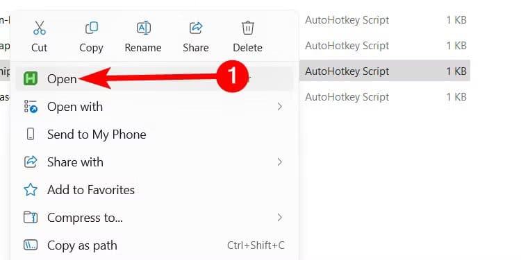 open-ahk-script-windows حل مشكلات Windows 11 الشائعة باستخدام AutoHotkey