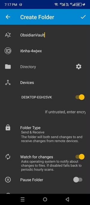 screenshot_20250619-191721 خطوات فعالة لمزامنة Obsidian Notes بين الأجهزة دون تكلفة