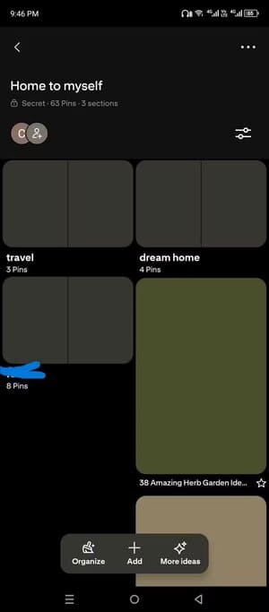 screenshot_20250710-214615 أشياء لا تعرفها تجعل استخدامك لتطبيق Pinterest أسهل وأكثر تنظيمًا