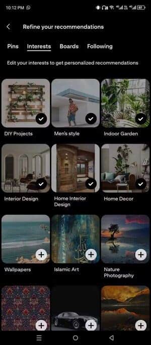 screenshot_20250710-221228 أشياء لا تعرفها تجعل استخدامك لتطبيق Pinterest أسهل وأكثر تنظيمًا