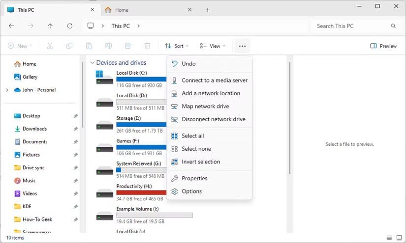the-file-explorer أشياء يجب أن تعرفها قبل الترقية إلى Windows 11 لتفادي المشاكل الشائعة