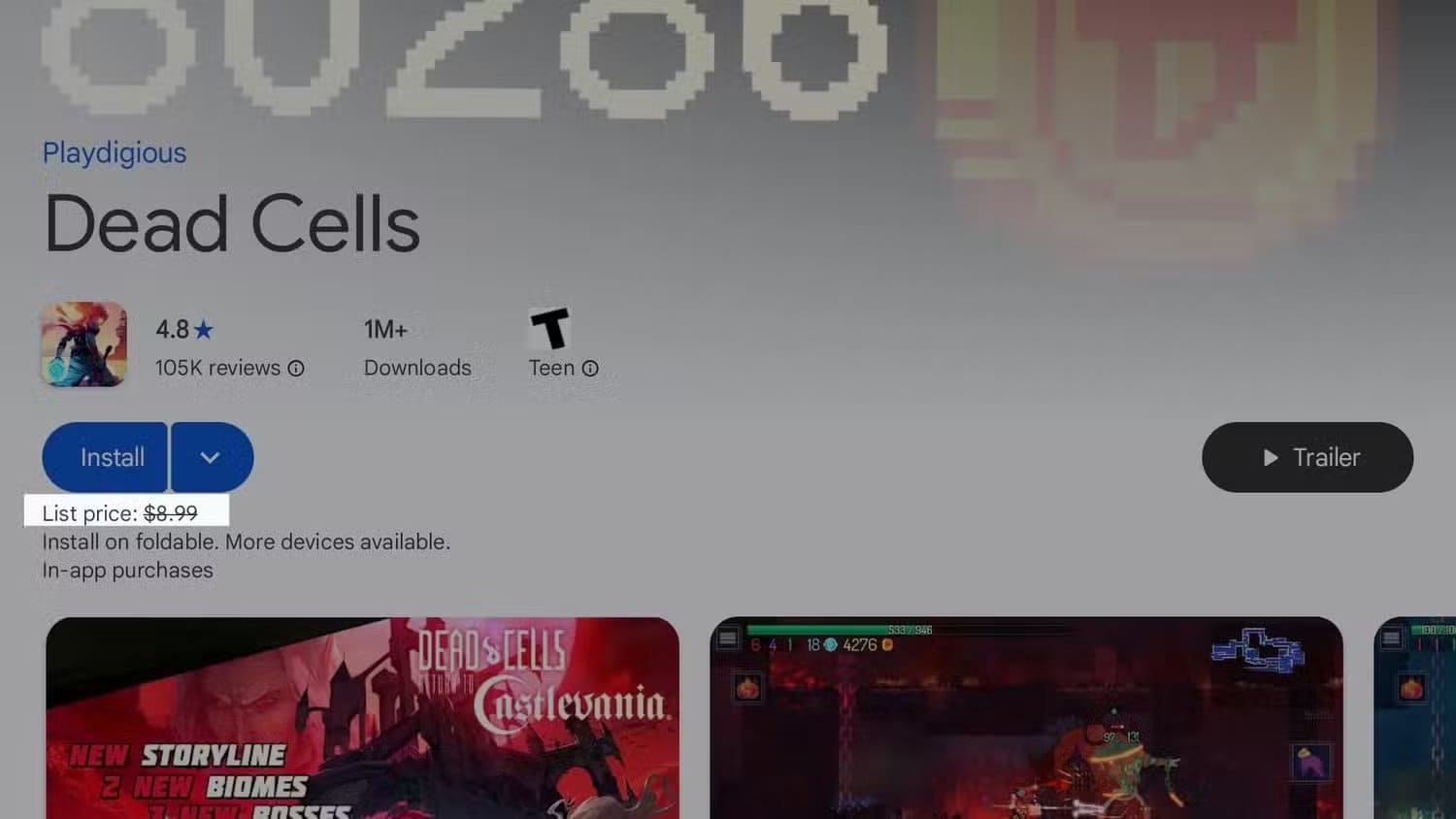 zooming-in-on-the-price-of-dead-cells-in-the-play-store لماذا قد تكون ألعاب Android أغلى مما تتوقع