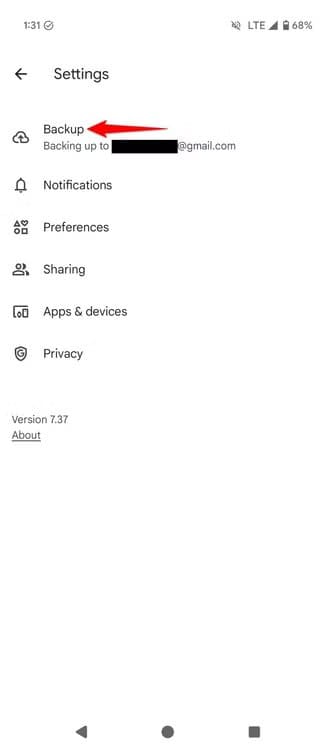2-google-photos-backup-settings كيف تمنع لقطات الشاشة من ملء مساحة صور Google وتحرر مساحة بسهولة