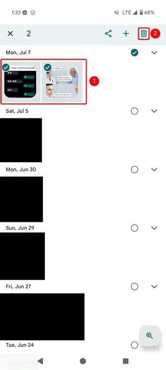 6-google-photos-delete-screenshots كيف تمنع لقطات الشاشة من ملء مساحة صور Google وتحرر مساحة بسهولة