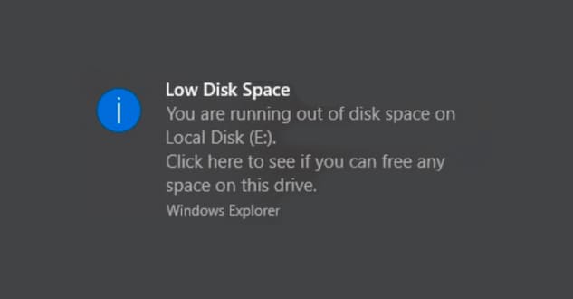 Disable-Low-Disk-Space-Warning-Windows-11-1 طريقة تعطيل تحذير انخفاض مساحة القرص في Windows 11