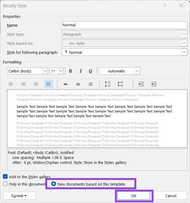 How-to-Change-the-Default-Template-in-Word5 طريقة تغيير القالب الافتراضي في Word بخطوات سهلة
