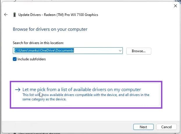 How-to-Fix-Windows-Update-Replaced-Your-AMD-Graphics-Driver-5 حل مشكلة تحديث Windows الذي يستبدل برنامج تشغيل الرسومات AMD