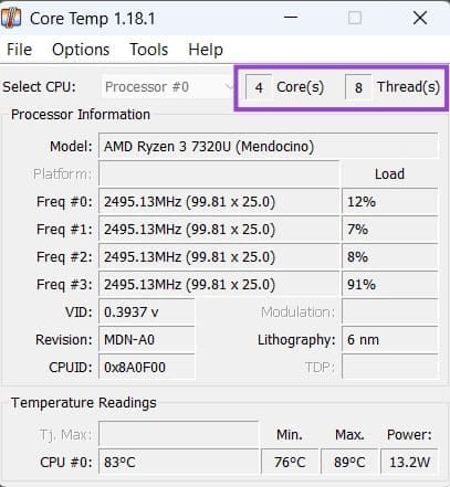 Task-Manager-Shows-Fewer-Cores-Solved-2 لماذا يعرض مدير المهام عدد أنوية أقل وكيفية حل المشكلة