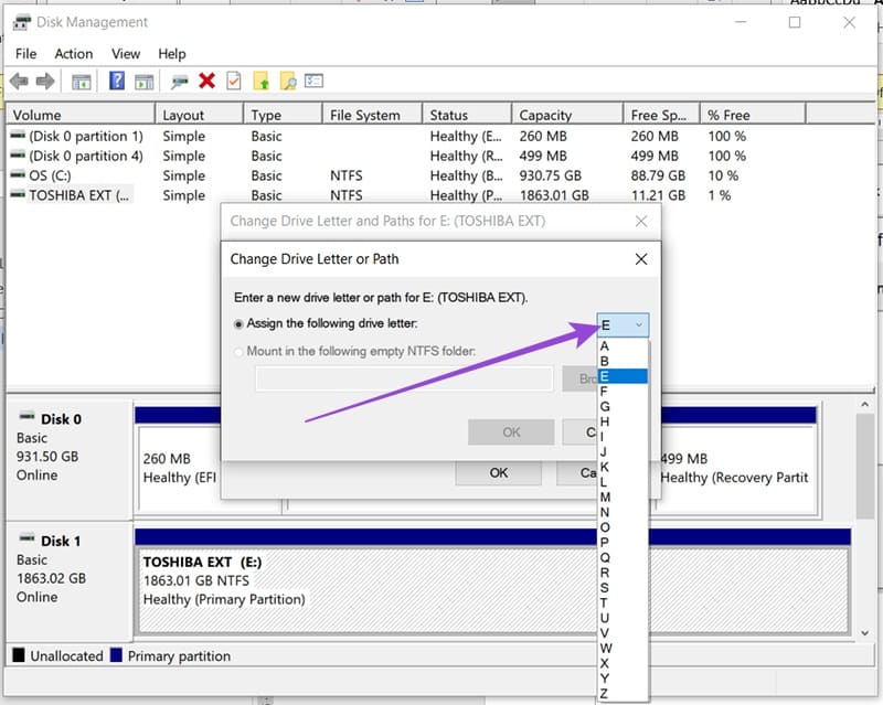 Windows-11-Drive-Letter-Changed-3 حل مشكلة تغير حرف محرك الأقراص في Windows 11