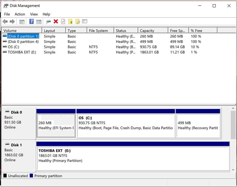 Windows-11-Keeps-Assigning-Drive-Letter-to-Recovery-Partition-1 حل مشكلة ظهور قسم الاسترداد كمحرك أقراص في Windows 11
