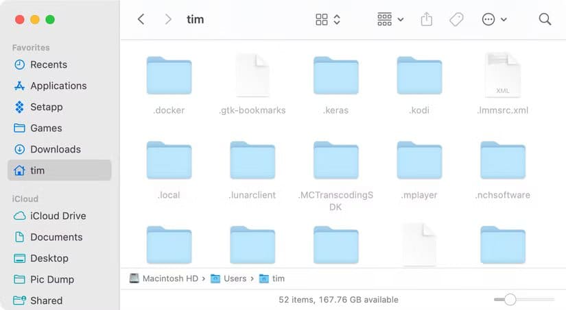 a-heap-of-useless-hidden-files-in-macos-finder اختصارات ذكية لتسريع البحث في Mac وتوفير الوقت