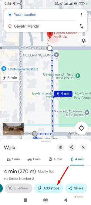 add-stops-option-in-google-maps أهم استخدامات Google Maps التي لا يعرفها الكثيرون غير الملاحة