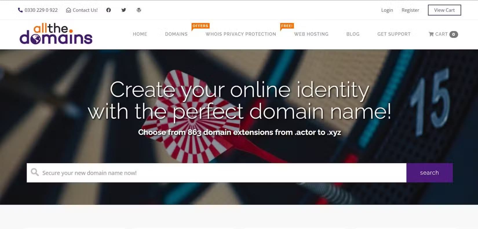 allthe-domains أفضل شركات تسجيل النطاقات التي تمنح حماية خصوصية مجانية بالكامل