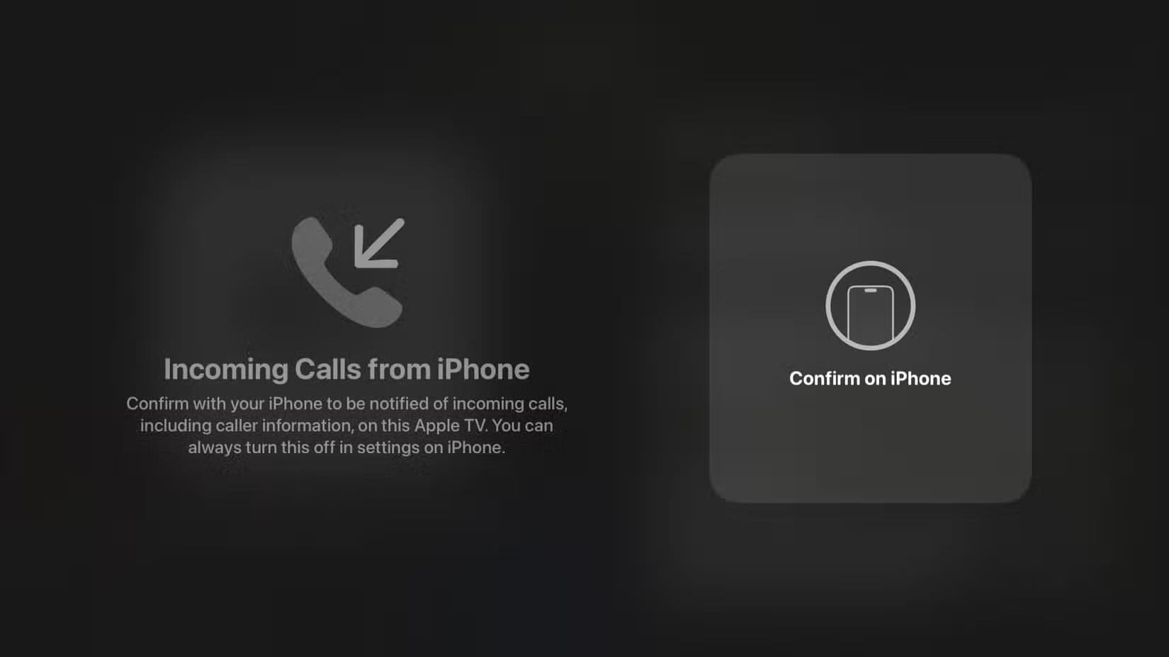 apple-tvos-26-facetime-app-incoming-calls-from-iphone-confirmation-screen 12 ميزة جديدة قادمة إلى Apple TV هذا الخريف