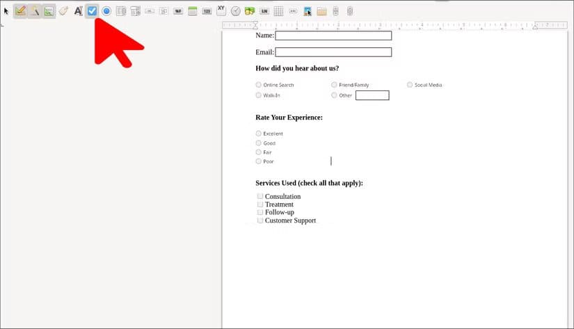 check-boxes أفضل طريقة مجانية لإنشاء ملفات PDF قابلة للتحرير بسهولة وبجودة عالية