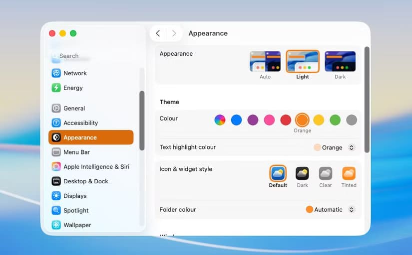 css-macos-theme-settings-color دليل شامل لفهم ألوان CSS واستخدامها باحتراف في تصميم المواقع