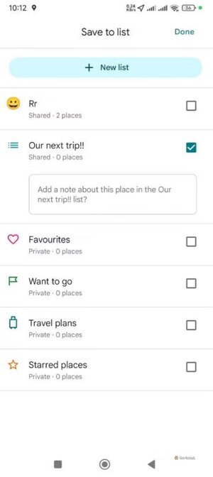 done-button-in-google-maps أهم استخدامات Google Maps التي لا يعرفها الكثيرون غير الملاحة