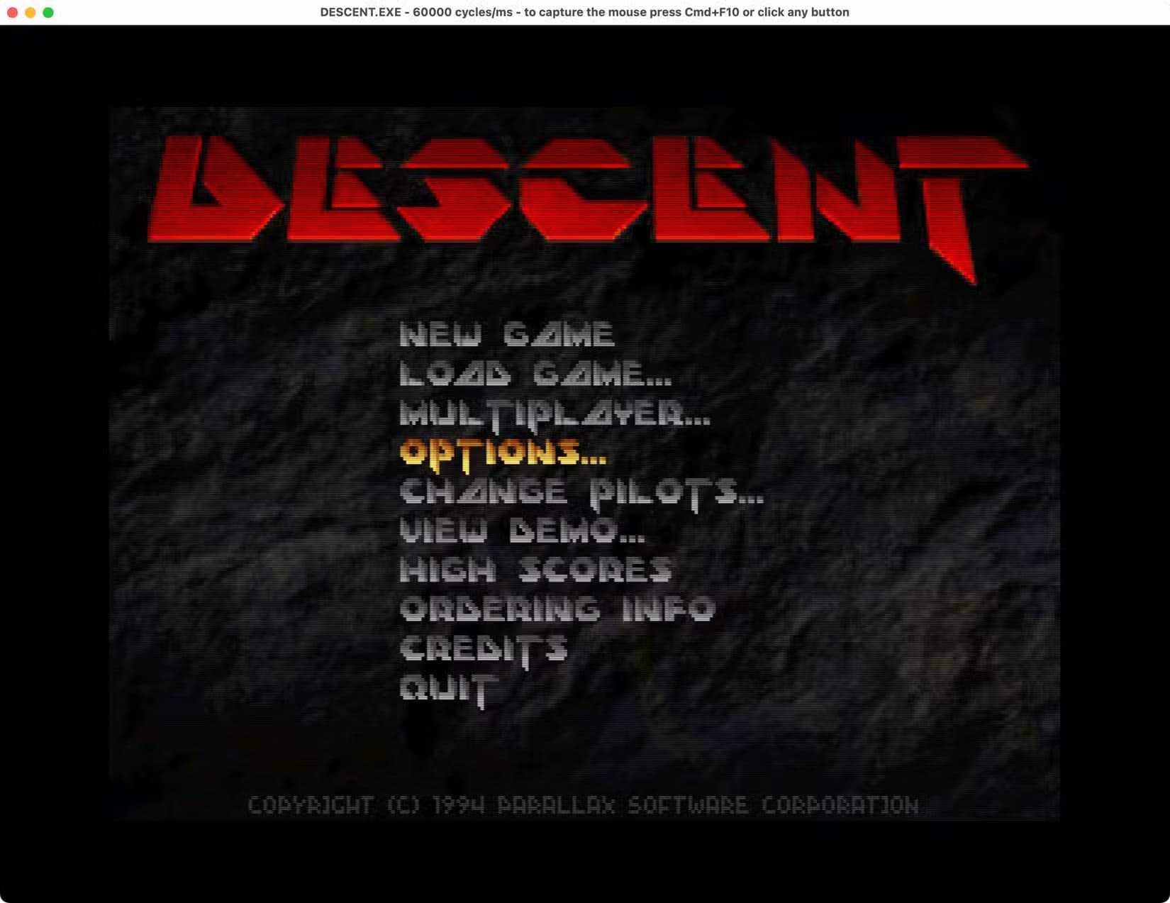 dosbox-staging-running-descent-1 أفضل بدائل DOSBox التي تمنحك تجربة لعب أكثر استقرارًا وسلاسة
