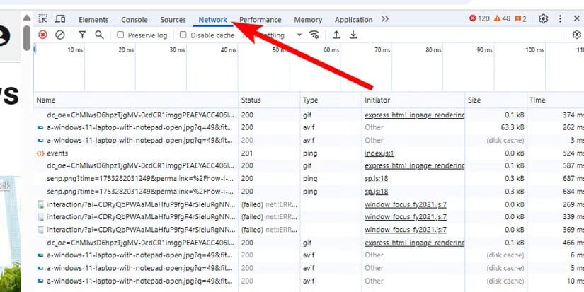 download-network-log-chrome-inspector طرق ذكية لاستخدام أدوات الفحص في Chrome دون الحاجة لخبرة تقنية