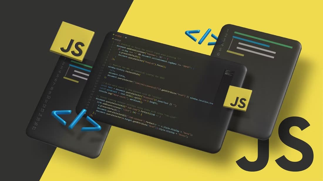 ide-interface-displaying-some-javascript-code كيف تتحقق من نوع البيانات في JavaScript باستخدام typeof وبطرق أخرى