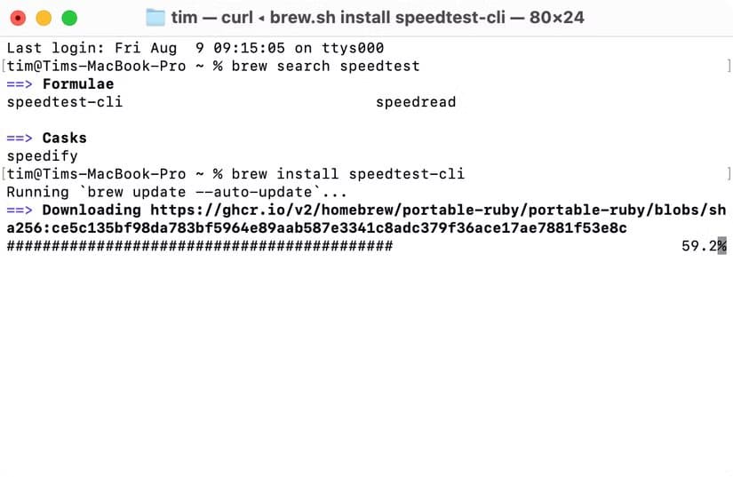 installing-a-command-line-utility-using-homebrew-for-macos أشياء مفيدة يمكنك القيام بها في Terminal دون الحاجة للمتصفح