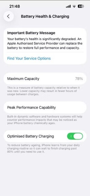 iphone-battery-health-in-the-settings-app 7 نصائح ذكية تطيل عمر هاتفك الذكي لسنوات