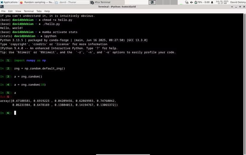 ipython-terminal أسباب تجعل Linux نظام التشغيل المفضل للمطورين
