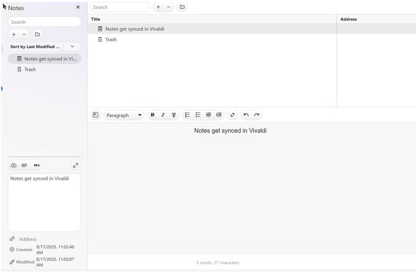 ksnip_20250817-110348 أفضل ميزات متصفح Vivaldi التي يتمنى المستخدمون وجودها في كل متصفح