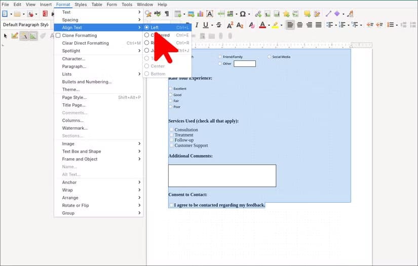left-align أفضل طريقة مجانية لإنشاء ملفات PDF قابلة للتحرير بسهولة وبجودة عالية