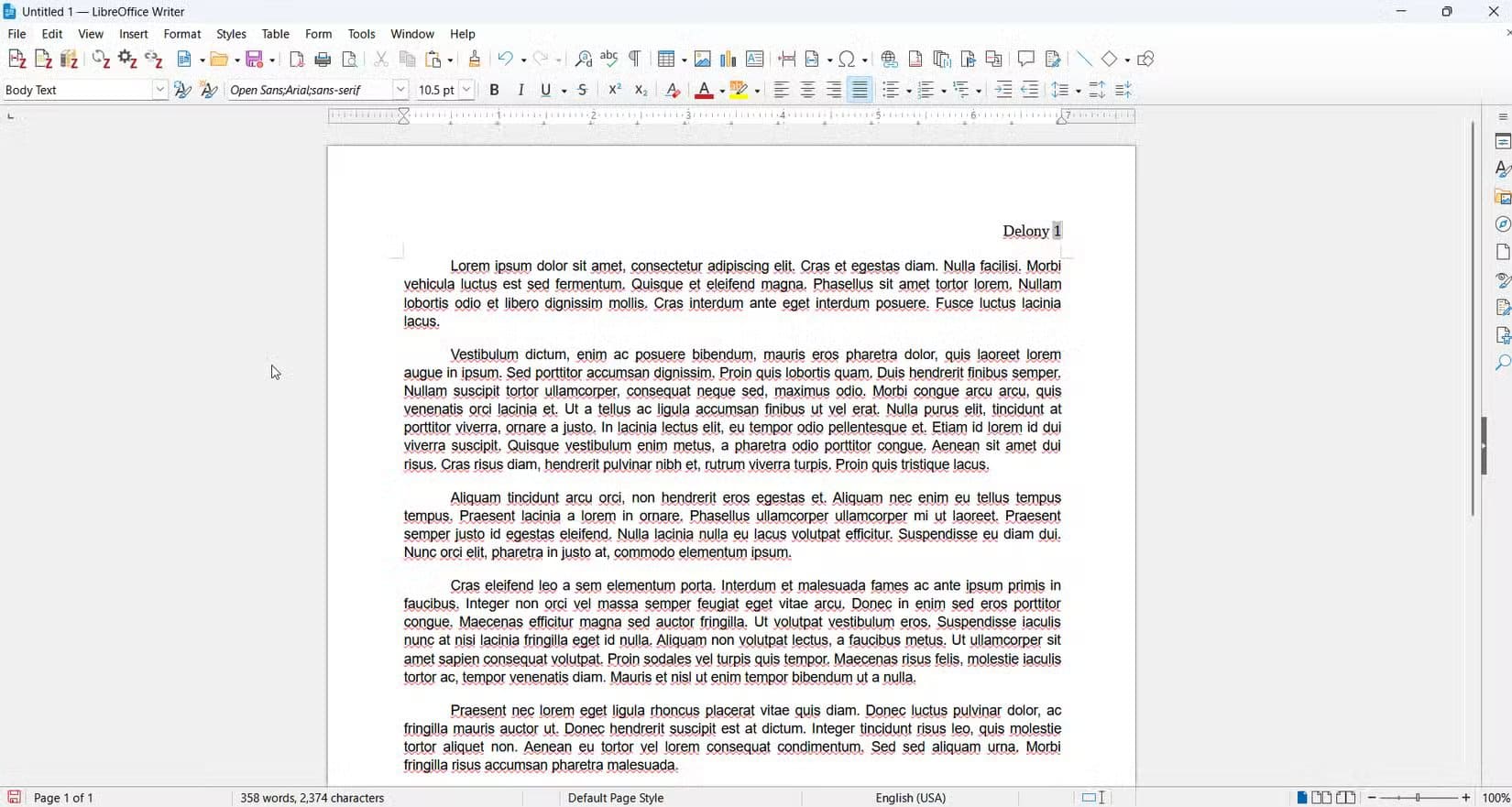 libreoffice-lorem-ipsum-paper أفضل تطبيقات مفتوحة المصدر تساعدك على كتابة الأبحاث والمقالات باحتراف