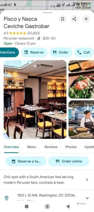 menu-option-for-a-resturant-in-google-maps أهم استخدامات Google Maps التي لا يعرفها الكثيرون غير الملاحة