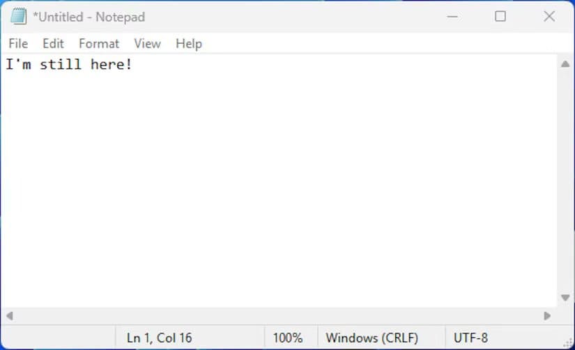 notepad-exe-is-still-around أفضل برامج ويندوز المجانية التي تحول الكمبيوتر إلى أداة أكثر قوة وسلاسة